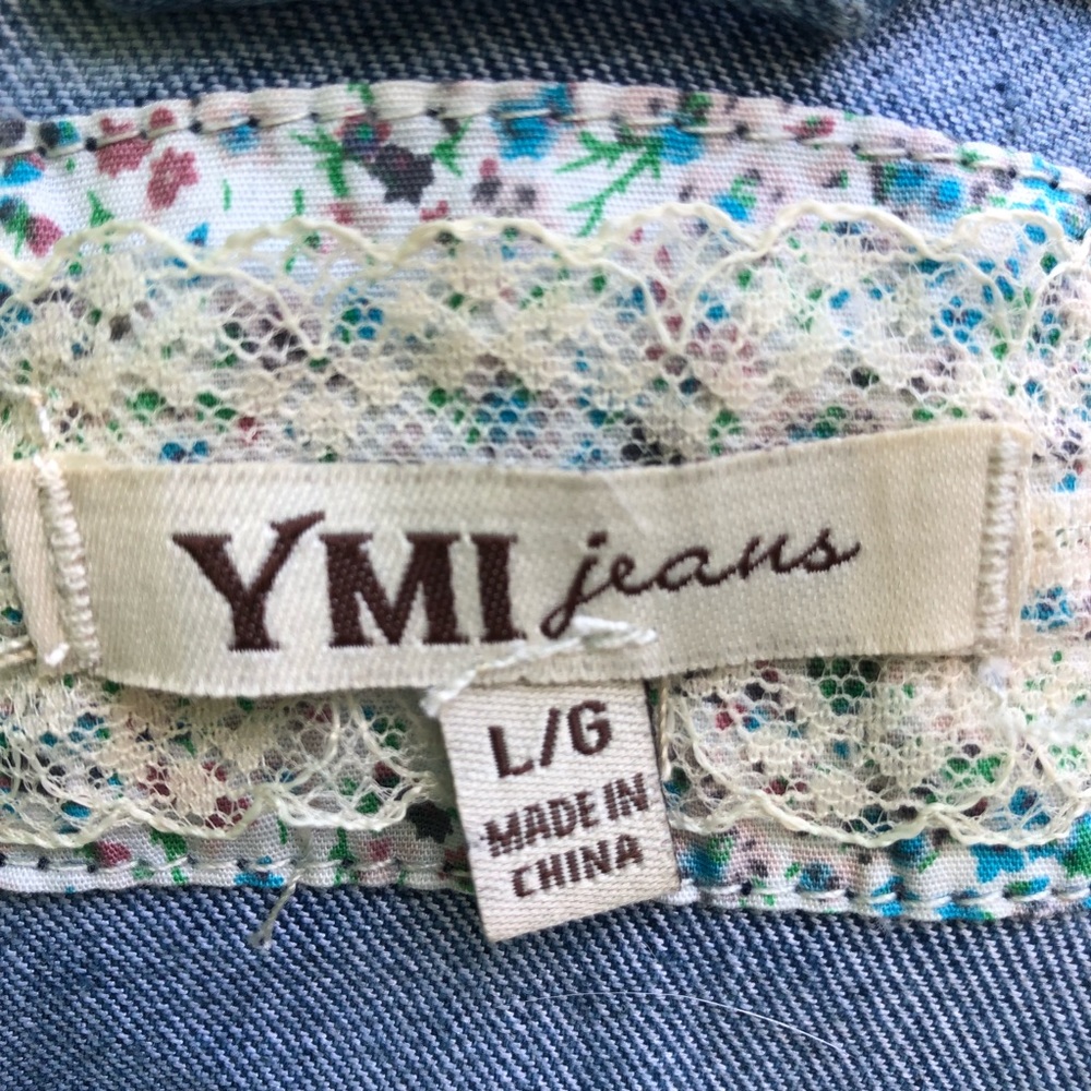 Distressed Demin Jacket size L - Picture 4 of 5